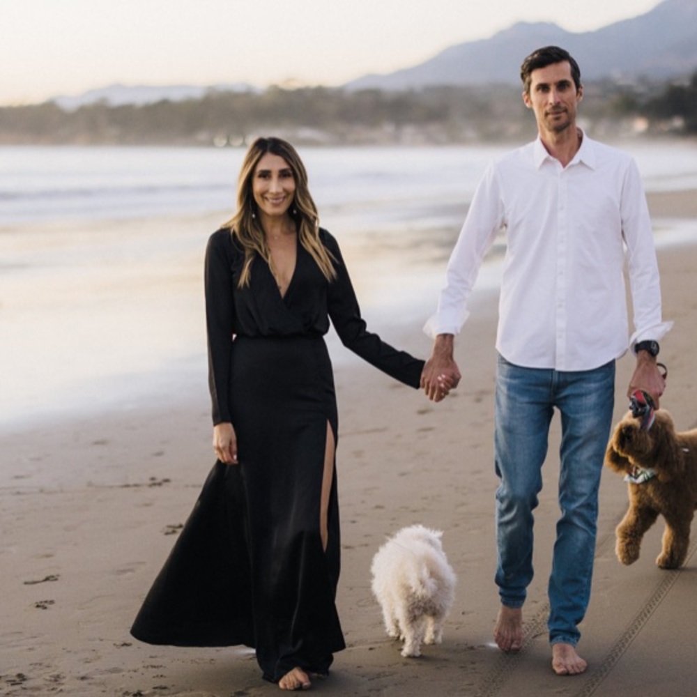Longsleeve, Deep V, black Gown with slit